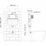 Встраиваемый смывной бачок WASSERKRAFT ALLER 10TLT.031.ME.WH02